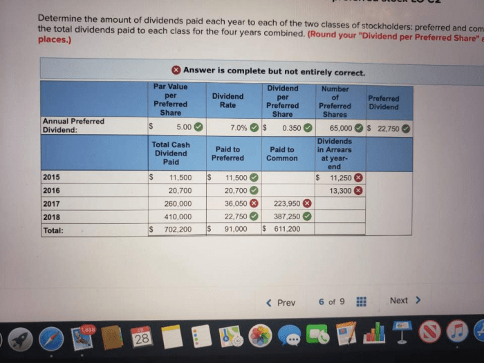 York's outstanding stock consists of 80000 shares of cumulative